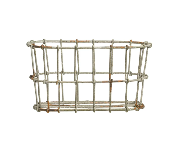 WIRE BASKET LOTION/SOAP HOLDER